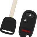 433MHz NHVWB1U523 Keyless Entry Remote Ignition Transponder Key Fob for Honda Pilot 2003-2004 for Honda Civic 2003-2005 13 Chip 3 Buttons Durable Material