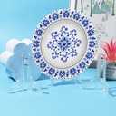 Patelai 48 Pcs Mini Easel Stands 3 4 5 Inch Plastic Plate Stand Holder Display Picture Easel for Display Picture Frame Collectibles Desktop Weddings Party Home Decoration (Clear)