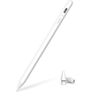 Metapen Pencil Air8 for Apple iPad 2018-2026, 10 Min Faster Charge, Palm Rejection Stylus Pen for iPad a16/11/10/9/8/7/6th Gen, Pro 12.9/11/13-inch M4, Air 3/4/5/M2/M3/M4, Mini 5/6th