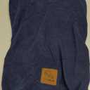 cyeollo Fleece Dog Pajamas Onesie Pjs Jumpsuit Thermal Stretchy Pet Clothes Outfits Winter Dog Pajamas for Small Medium Dogs, Navy XL 