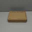 LARS NYSM Salt and Pepper Grinder Set Manual, Stainless Steel Salt and Pepper Mills with Adjustable Ceramic Grinder I Design Spice Shakers (Stainless Steel)