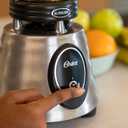 Oster Classic Series Heritage Blender with 6-Cup Glass Jar, 1000W Power, Stainless Steel Countertop Kitchen Blender