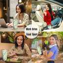 Frog Tumbler 20 OZ with Lid and Straw, Insulated Cup Mug Tumbler, Frog Gifts for Men Women