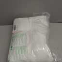 NICETOWN White Linen Sheer Curtains and Drapes 84 inches Long, Rod Pocket & Back Tab semitransparent with Light Through Vertical Window Treatments for Sliding Glass Door & Living Room, 52"W, Set of 2