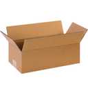 BOX USA Shipping Boxes 12"L x 6"W x 4"H 25-Pack Long Corrugated Boxes for Moving, Shipping, Mailing, Packing, Packaging and Storage