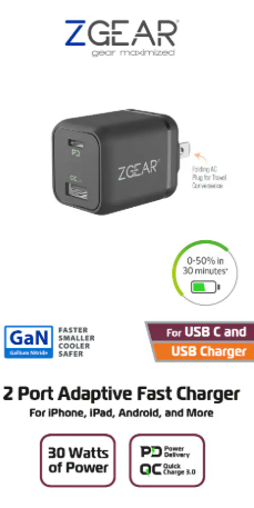 2 Port Adaptive Fast Charger