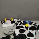 Spooktacular Creations Unisex Toddler Cow Costume Jumpsuit Outfit with Milking Bucket for KIds Child Boys and Girls Halloween Costume Cosplay, Trick or Treat Farm Party Dress Up (3T(3-4yrs))