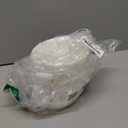 2 Pcs Wedding Flower Girl Baskets with Cute Pearl Handle Bowknot Satin Flower Baskets for Wedding Ceremony, Ivory