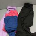 4 Pack Girls' Wide Leg Pants Drawstring Baggy Sweatpants Teen Loose Open Bottom Joggers with Pockets, XS