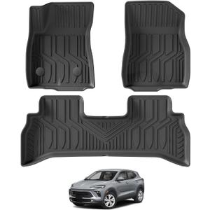 SMABEE Floor Liners Fit for 2024 2025 Buick Encore GX TPE Floor Mats All Weather 1st 2nd Row Anti-Slip Protective Pads Waterproof Interior Accessories