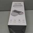 3-in-1 Neck Massager Pillow for Pain Relief, Featuring Heat & Gentle Support, Cervical Massage Pillow for Neck, Shoulder & Back, Ergonomic Design for Daily Comfort, Plug-in Use for Continuous Power (Gray)