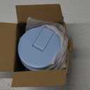 13.5oz Kids Jar for Hot Food, Insulated Vacuum Food Jar with Buckle Lid, Stainless Steel Wide Mouth Leak Proof Insulated Lunch Container for School Picnic Travel, Blue