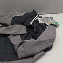 fit space Waterproof Golf Rain Jacket for Men 20K Performance Lightweight Rain Jackets for All Sports (X-Large, Grey-half-zip)