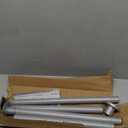 Brushed Nickel Shower Curtain Rod 31 to 68 Inch,1 Inch Diameter Adjustable Spring Tension Stainless Steel Telescoping Rod,Easy Install,No Rust