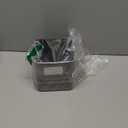 mDesign Tissue Box  Decorative Tissue Box Holder for Bedrooms, Bathrooms and More  Square Tissue Box Cover for Facial and Cosmetic Tissues  Black (Pack of 1)