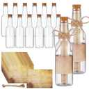 Baderke 100 Pcs 5.6 oz Message Bottles Kit Pirate Party Favors, Vintage
Plastic Bottles with Corks, DIY Letter in a Bottle Bulk, for Message Invitations, Birthday, Wedding, Baby Shower, Halloween