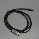 acer USB C to DisplayPort Cable 6.6 FT (4K@60HZ 2K@165Hz), Type-C to DisplayPort Cord (Sturdy Aluminum, Plug & Play) Thunderbolt 3/4/5 Compatible with MacBook Pro/Air, iPhone 16 Pro/Max, XPS, Surface