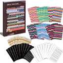 Inspirational Quote Stickers Book for Journaling and Scrapbooking, 60 Sheets Pre-Cut Small Talk Word Sticker Collection, Ephemera for Junk Journal Supplies, Bujo, Collage