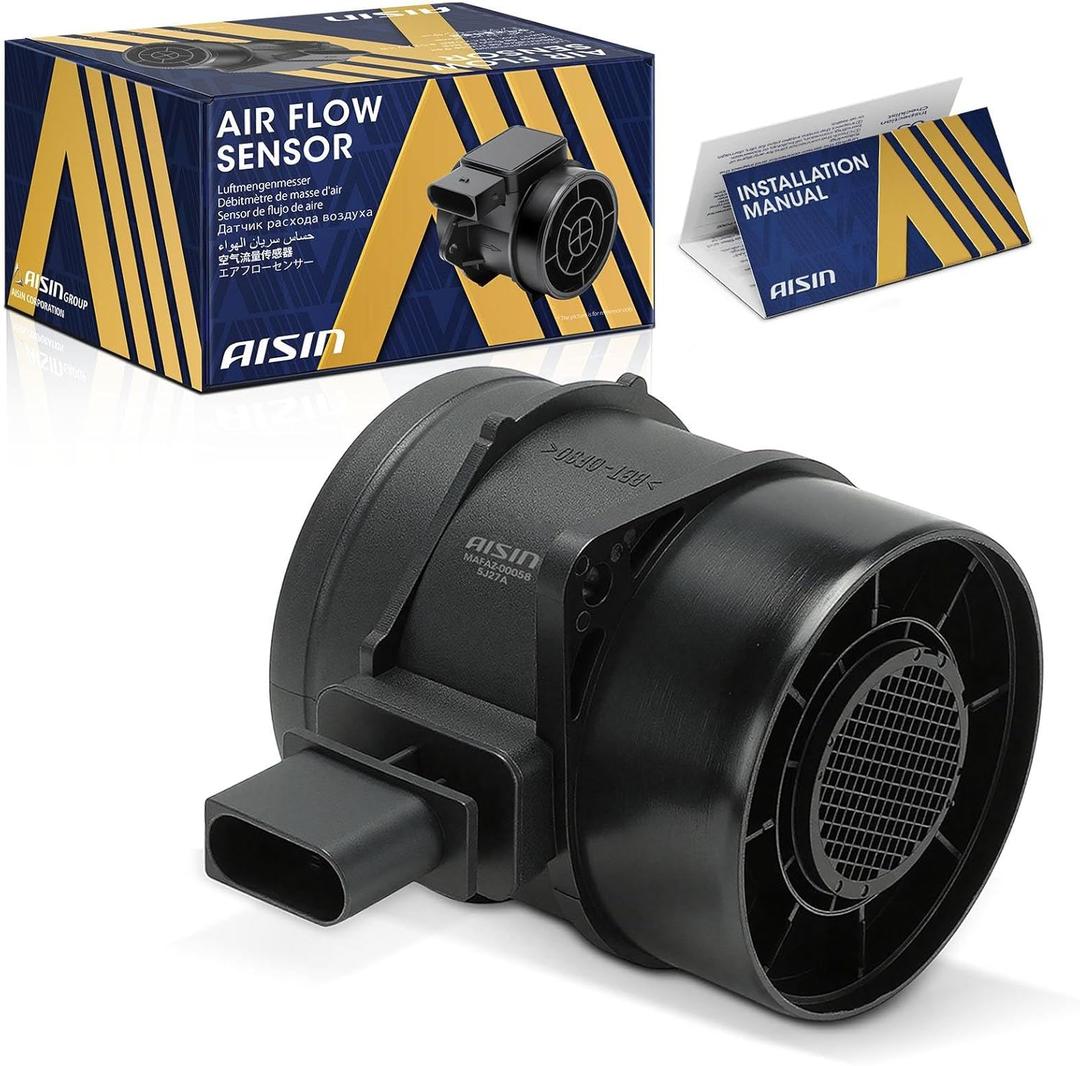 AISIN AFTERMARKET MAFAZ-00058 Mass Air Flow (MAF) Sensor with Housing - Compatible with Dodge Freightliner Sprinter 2500 3500 2004-2006 2.7L - with 4 Pins
