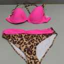 Astylish Women Push Up Two Piece Bikini Swimsuits Padded Swimwear Bathing Suit, Medium