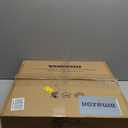 VOLISUN Low Profile Ceiling Fans with Lights and Remote, 19.7in Flush Mount Ceiling Fans with Light, 3000K-6500K Dimmable Fandelier LED Fan Light, Gold Bladeless Ceiling Fans with Lights for Bedroom