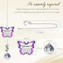 Memorial Gifts for Loss of Grandma,Memorial Crystal Suncatcher,Sympathy Gifts for Loss of Grandmother,Hanging Crystals Ornament for Window Rainbow Maker Prisms Home Decor Gift