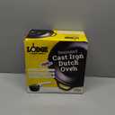 Lodge Cast Iron Dutch Oven 5 Quart - Loop Handle Cooking Vessel - Even Heat Retention - Oven-Safe, Versatile Pot