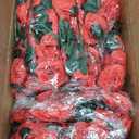 10 Pcs 82FT Flower Garland, Artificial Rose Garland Flowers Plants Fake Flower Hanging Rose Ivy, Birthday Party Valentine's Day Wedding Wall Arch Decor, Red