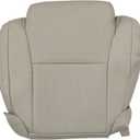 Pripirlod Perforated Leather Driver Side Bottom Seat Cover Tan Fit for Toyota Tundra Sequoia 2007 2008 2009 2010 2011 2012 2013