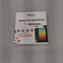 Weekly Pill Organizer, 1 Dispenser, 7 Stackable Compartments Four Times-a-Day - Morning, Noon, Evening, and Bedtime, Black