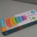 Baby Spinning Stacking Toys, 1-3 Rainbow Ring Stacker Montessori Toys for Babies, Sensory Toys for Toddlers, Christmas and Birthday Gifts Suitable for Boys and Girls (14 inches)