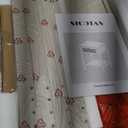 SICOTAS White Nightstand Set of 2,Rattan Decor Drawer with Brass Knobs Night Stand Bedside Table Boho End Tables Side Tables with Storage Shelf for Bedroom,Small Space, White Cream, 2