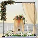Over The Table Rod Stand with Clamps Adjustable 31"-110'' Length 31"-64" Height Table Balloon Arch Stand with Storage Bag Metal Decorating Rod for Table Hanging