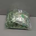 50 Feet Christmas Foil Fringe Garland Metallic Tassle Banner Wall Hanging Tinsel Streamers Backdrop for Parade Floats, Thanksgiving, Birthday, Halloween Party Decorations(2" x 50', Light Green)