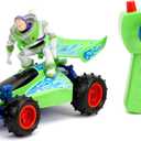 Jada Toy Story Turbo Buggy RC Buzz Lightyear 1 24 Scale Remote Control Car with Turbo Boost 2.4GHz USB Rechargeable Toys