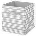10.6 Inch Collapsible Fabric Storage Bins for Toys Clothes Shelves Decorative Storage 2 Pack