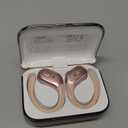 sajawass Wireless Earbuds Bluetooth 5.4 Headphones, IPX7 Waterproof Earphones, Over-Ear Earphones, Noise Canceling Ear Buds with 75hr Playtime, LED Power Display for Sports/ Workouts - Rose Gold