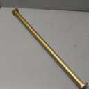 Home Details Adjustable Tension Curtain Rod, 24"-42", Satin Gold