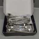 Ravinte 20 Pack Solid 5" Square Foot Arch Pulls Kitchen Cabinet Handles Brushed Nickel Pulls Silver Dresser Kitchen Cupboard Hardware Handles for Cabinets Cupboard Drawers (5 Inch Hole Center)