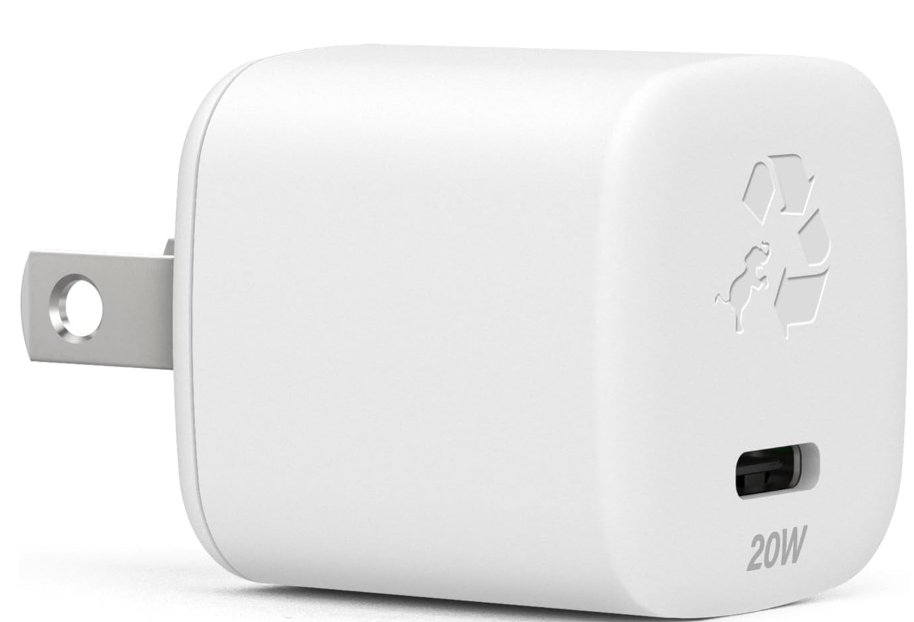 Nimble Wally SubNano USB-C Charger Block, 20W Fast Charging Power Adapter, Type C Charging Block for iPhone 17 16 15 14 13 12 11 Air Pro Max Plus XS/XR/X Samsung Galaxy S25 Pixel iPad Watch Series 8/7