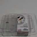 Oggi Bottle Rack for Wine, 6 Bottle Wine Storage - Stackable Wine Rack, Secure Stack Tabs. Water Bottle Storage, Wine Bottle Holder for Kitchen, Cabinet, Fridge - Each Rack Holds 3 Bottles, 2 Pack 