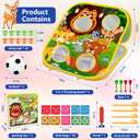 Animal Bean Bag Toss Game Toy Outdoor Toss Game, Family Party Party Supplies for Kids, Gift for Boys Birthday or Christmas for Toddlers Ages 3 4 5 6 Year Old