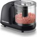 Liebe&Lecker Mini Food Processor,1.5 Cup Mini Chopper for Cutting Vegetables, Garlic, Onion, and Meat