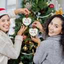 2 x PETCEE Friends Ornaments for Christmas Tree - 2025 Friend Christmas Ornament Decorations Friends are The Family We Choose Hanging Ornaments Keepsake Gifts for Sisters Women Girls