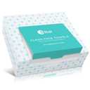 Face Towels, 10"12" Disposable Face Towel, Face Towelettes XL, Ultra Soft Makeup Remover Dry Wipes, Thick Face Towel for Travel, 15 Count (Pack of 1)