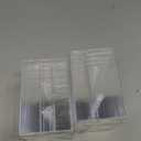 4pcs Plastic Storage Boxes for Jewelry and Beads Containers Lids for Craft Organization and Display