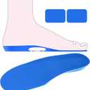 Insoles for Airtag Hidden Holder, Tracker Devise Case for Kids, Adults and Elderly, Comfortable Inserts for Shoes, Blue (175-190mm)