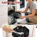 Chicken Shredder | Chicken Shredder Tool Twist | Meat Shredder for Chicken Breast, Visible Kitchen Gadgets Grinder Machine, Anti-Slip Strip, Ergonomic Handle, BPA Free, Easy Clean (Black)