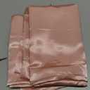 Bedsure Satin Pillowcases, Similar to Silk Pillow Cases Queen Size Set of 2, Pillow Case for Sleeping Women with Envelope Closure, Gifts for Women Men, Peach Pink, 20x30 Inches, 2pcs