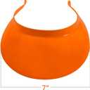 ArtCreativity Neon Plastic Visors, Set of 12, Sun Visors for Kids and Adults in Assorted Neon Colors, Sun Protection Hats with a Universal Fit, Outdoor Party Favors, and Retro Costume Accessories